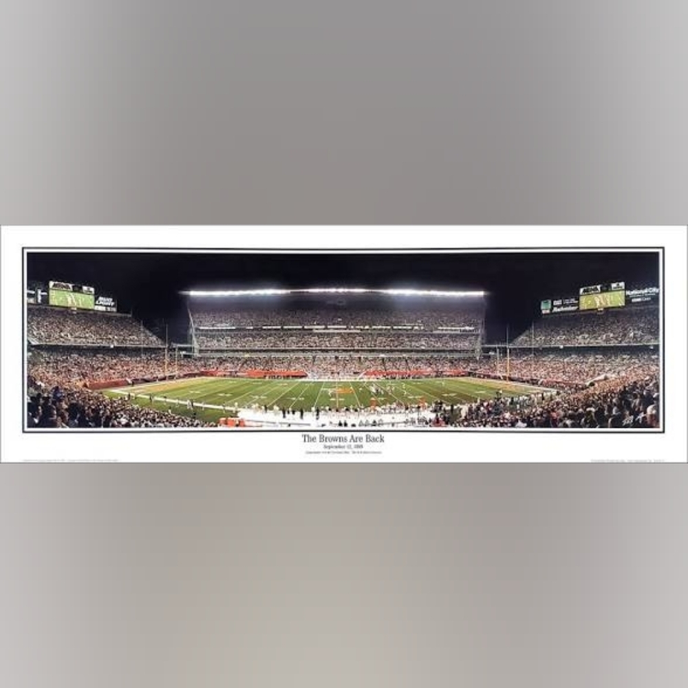 Cleveland Browns Stadium Panoramic Poster